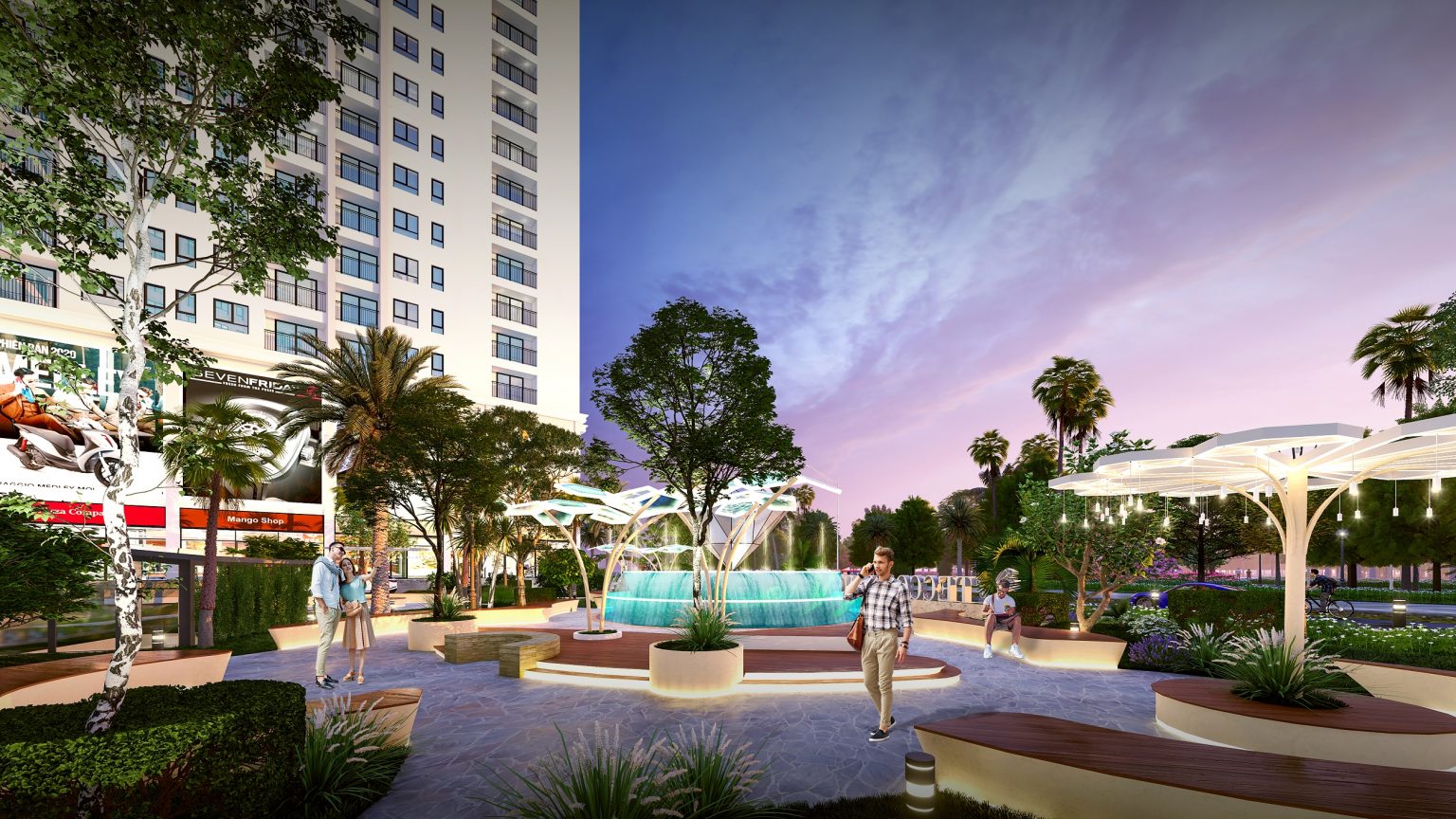 tiện ích dự án the charm an hưng